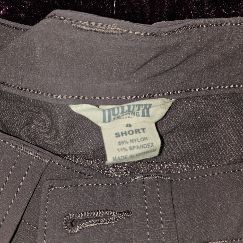 Duluth Trading Co Straight Leg Pants in Dusty Brown